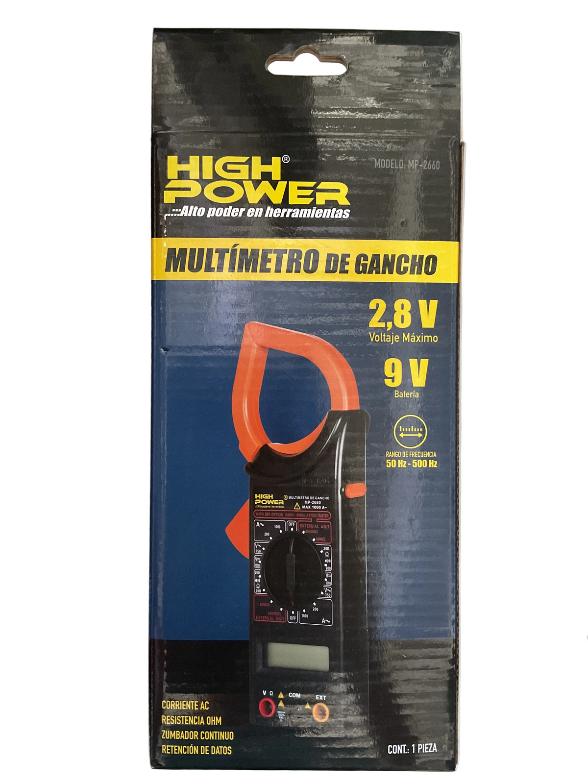 Multimetro de Gancho HIGH POWER