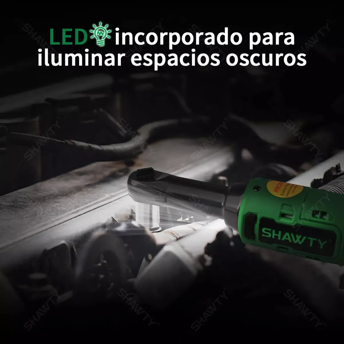 Llave Matraca Inalámbrica 3/8" con Batería SHAWTY