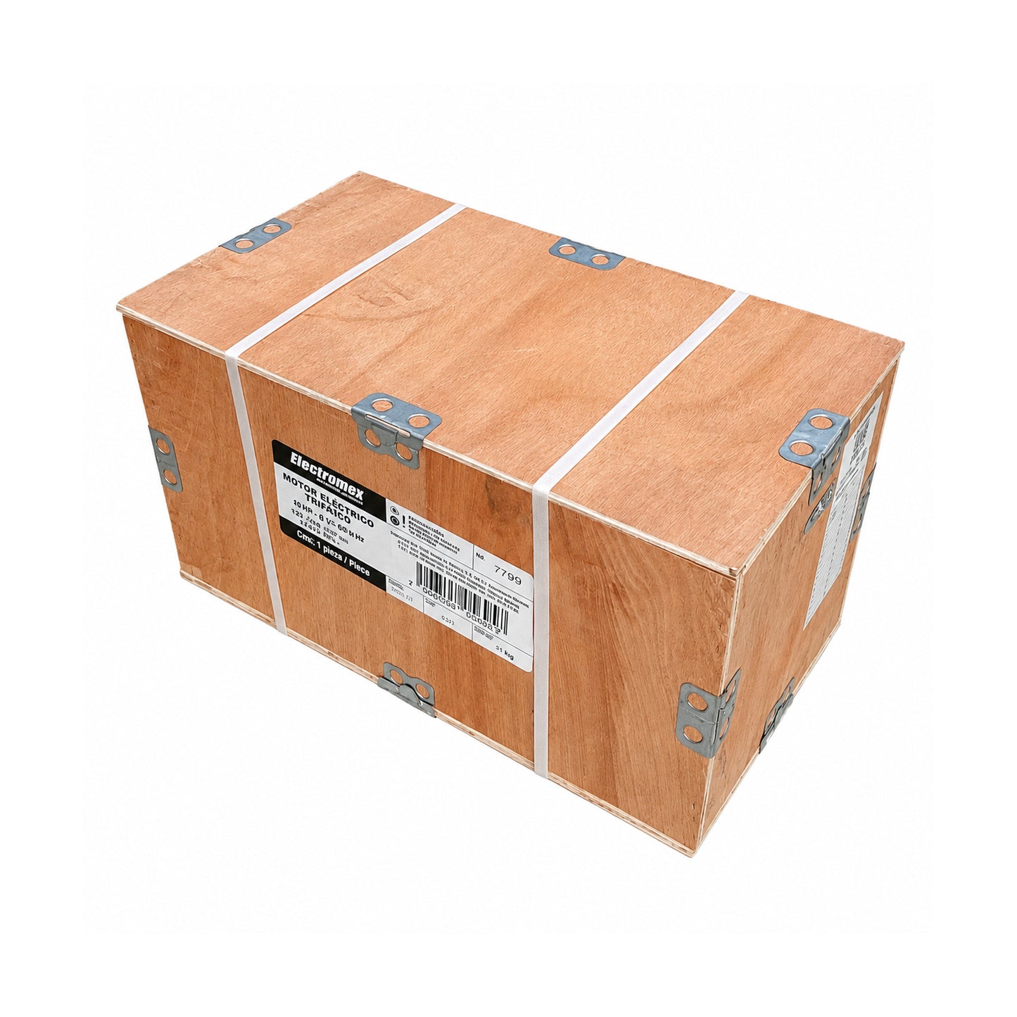 Motor Eléctrico Bifásico 5 HP 127/220 V 1725 RPM ELECTROMEX
