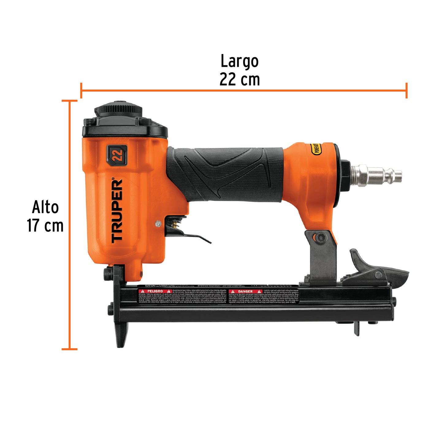 Engrapadora Neumática Calibre 22 TRUPER
