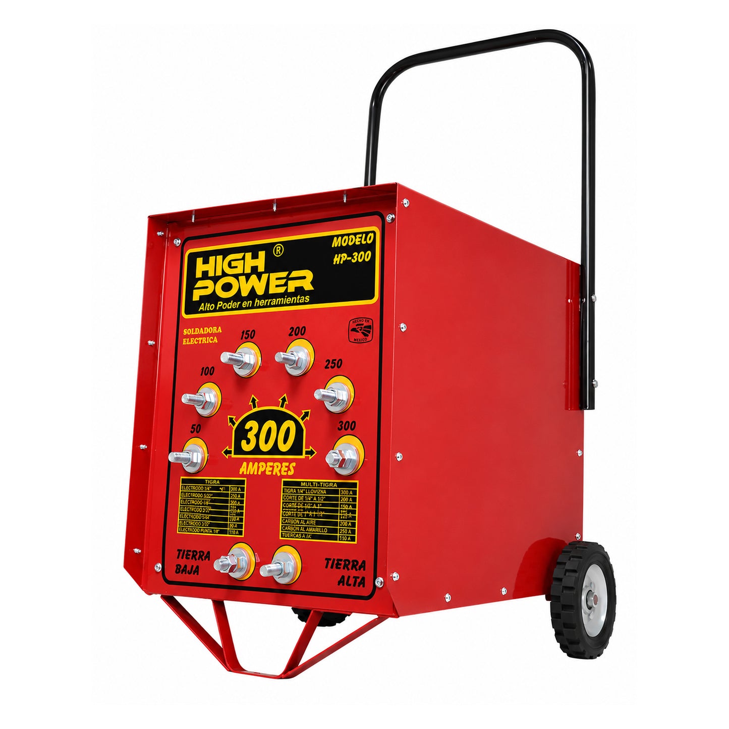 Soldadora Eléctrica 300 A con Carro HIGH POWER