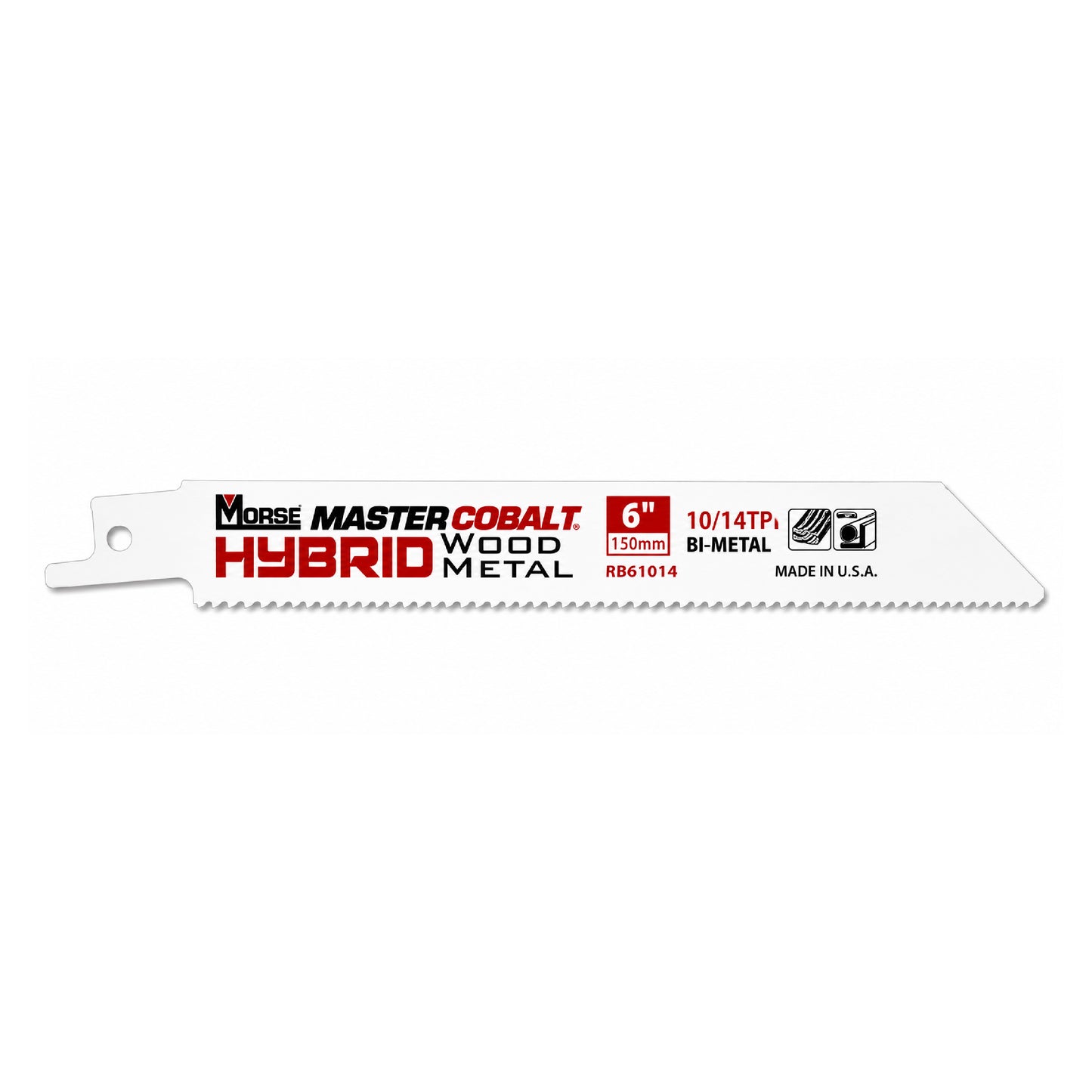 Paquete de Hojas para Sierra Sable 8" 8/12 DPP 5 Piezas MORSE