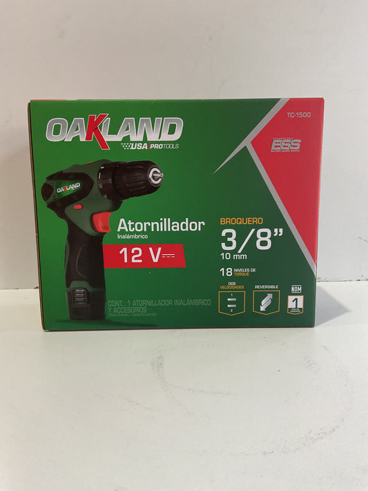 Atornillador inalámbrico 12v 3/8” OAKLAND
