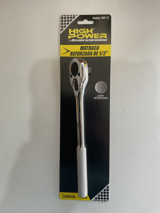 Matraca Reforzada 1/2" HIGH POWER