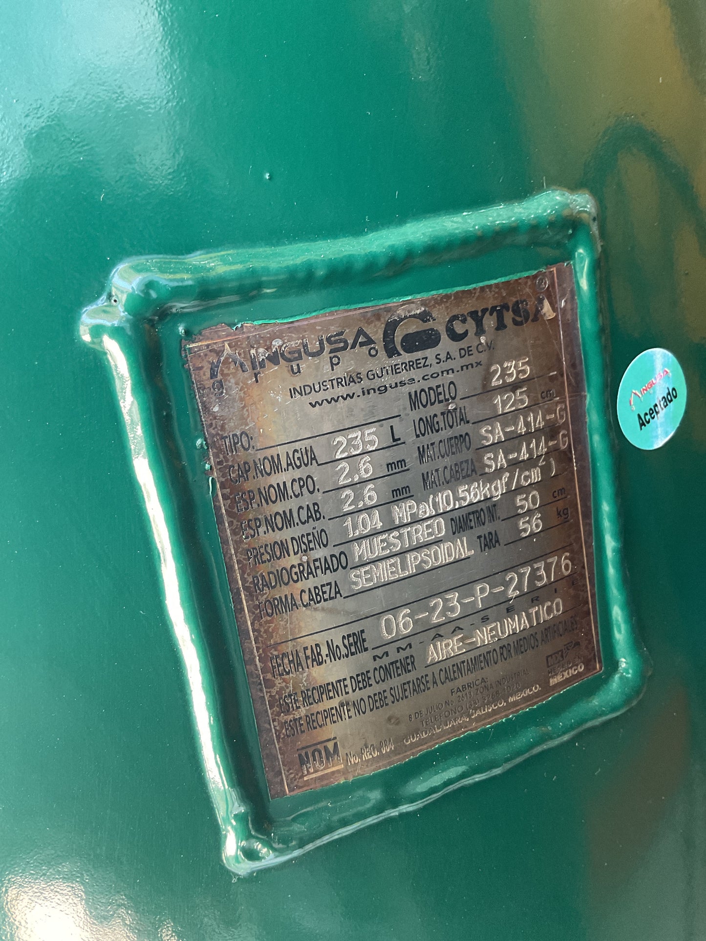 Compresor de 60gal 3HP OAKLAND