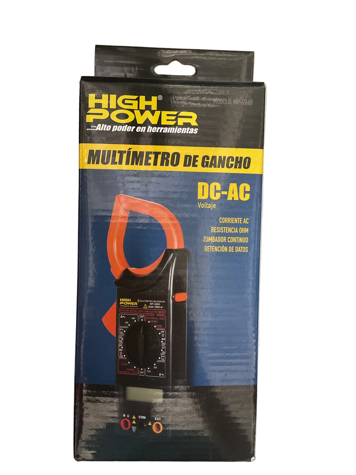 Multimetro de Gancho HIGH POWER