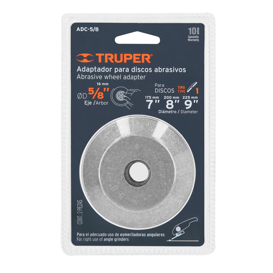 Adaptador para Discos Abrasivos 7" a 9", Tipo 41, 5/8-11 TRUPER
