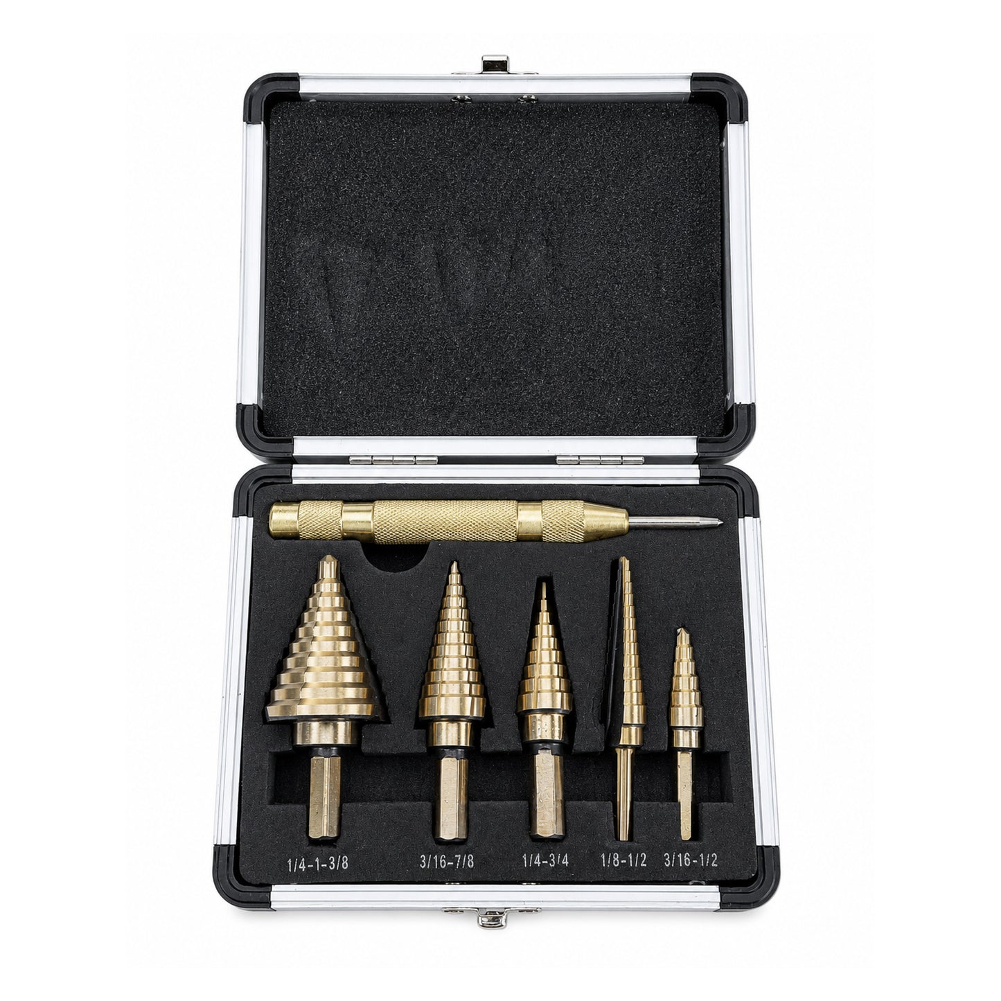 Kit de Brocas Escalonadas 6 Piezas