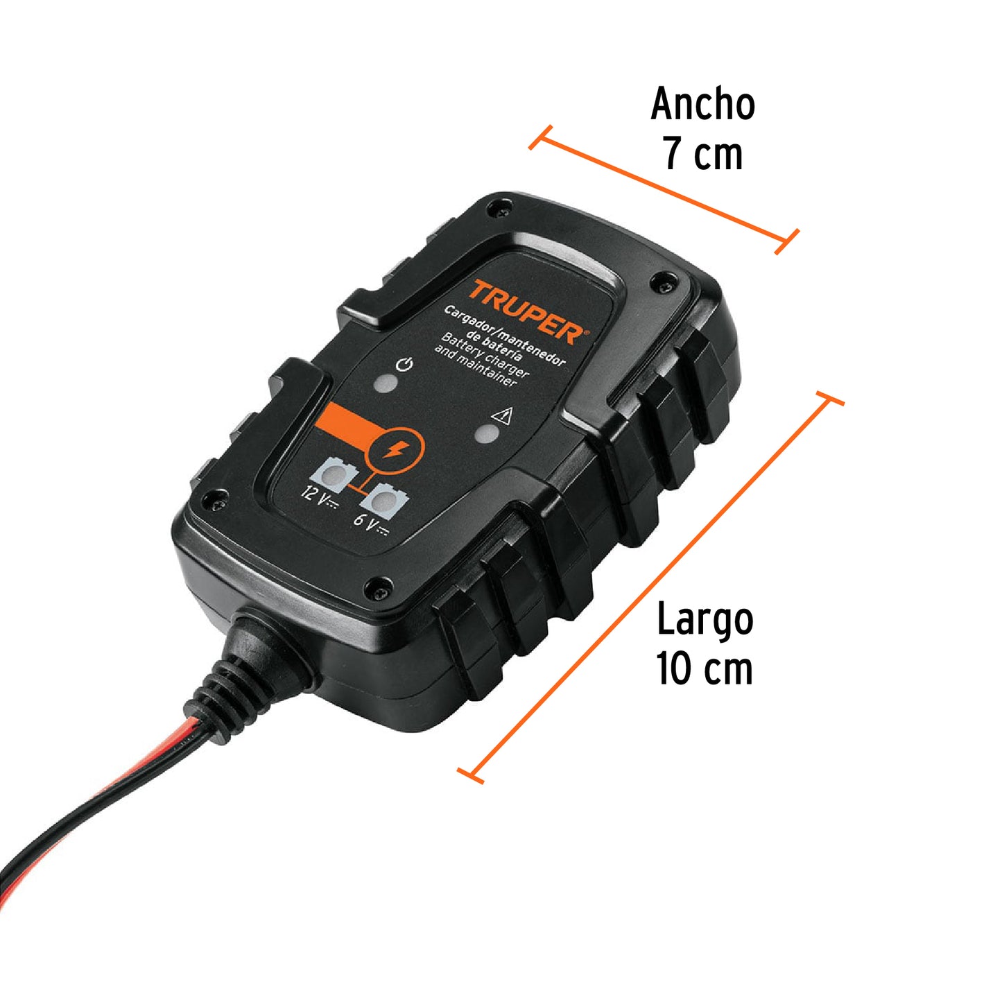 Cargador Mantenedor de Baterías 1A 6/12V TRUPER