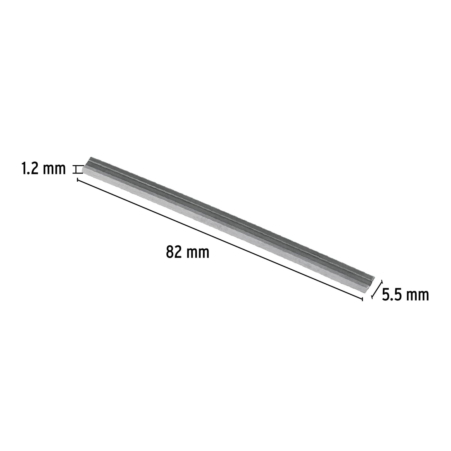 Cuchillas de Carburo de Tungsteno para Cepillo Eléctrico 3-1/4" 2 Piezas TRUPER