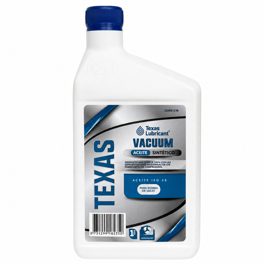 Aceite Sintético para Bomba de Vacío ISO 68 1 L TEXAS LUBRICANT