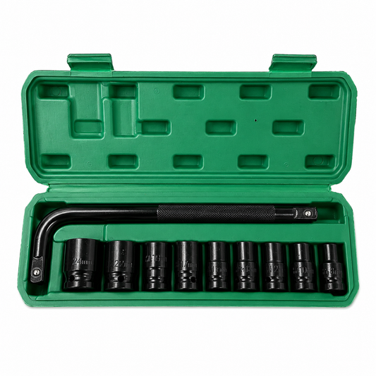 Kit de Dados 1/2" con Maneral 10 Piezas SHAWTY