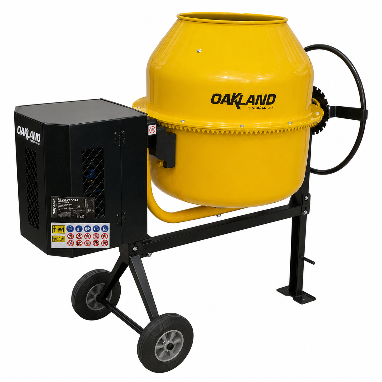 Revolvedora de Concreto con Motor a Gasolina 3 HP 200 L OAKLAND