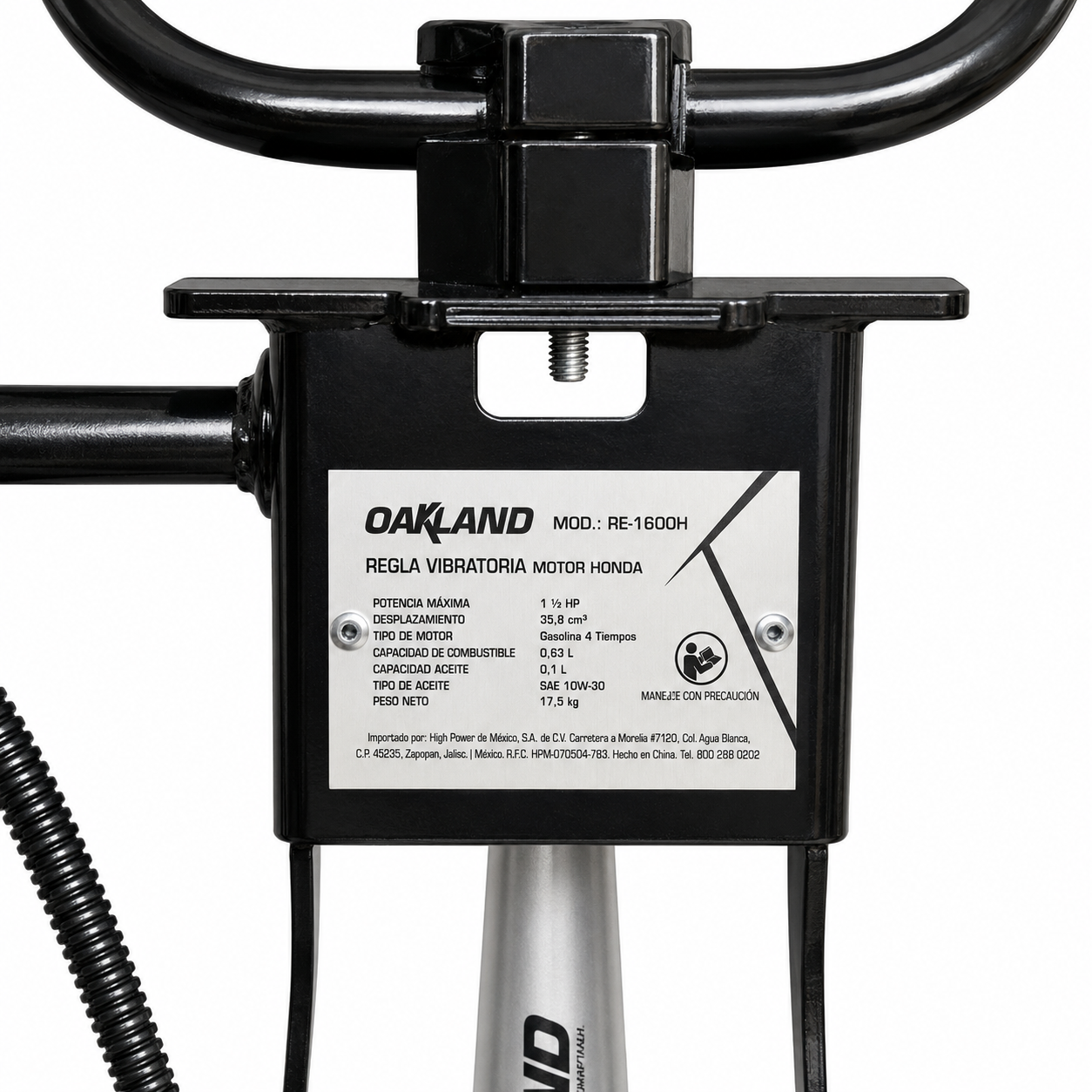 Regla Vibratoria para Concreto Motor Honda 1 1/2 HP OAKLAND