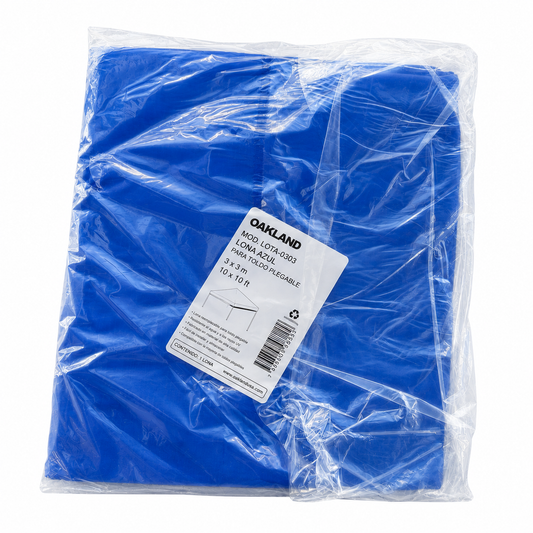 Repuesto Toldo Plegable Reforzado 3 x 3 m Azul OAKLAND