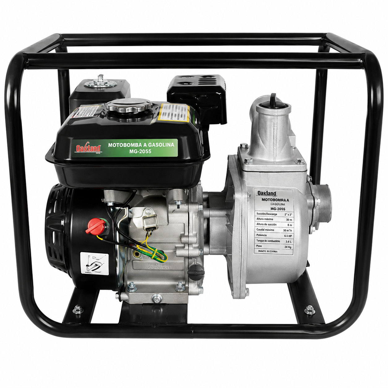 Motobomba a Gasolina 2" x 2" 6.5 HP OAKLAND