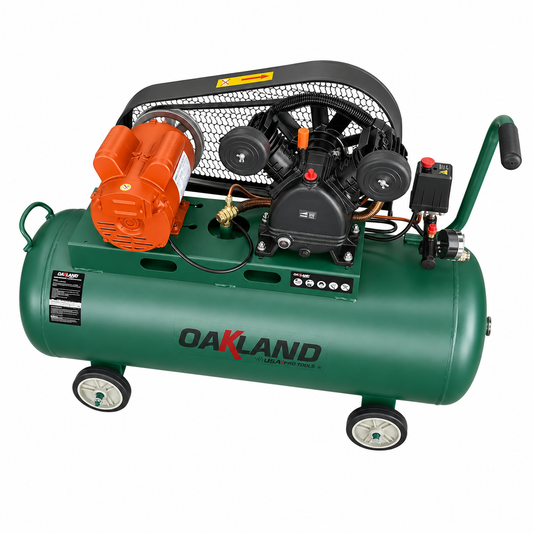 Compresor Industrial de Banda 2 HP 108 L OAKLAND