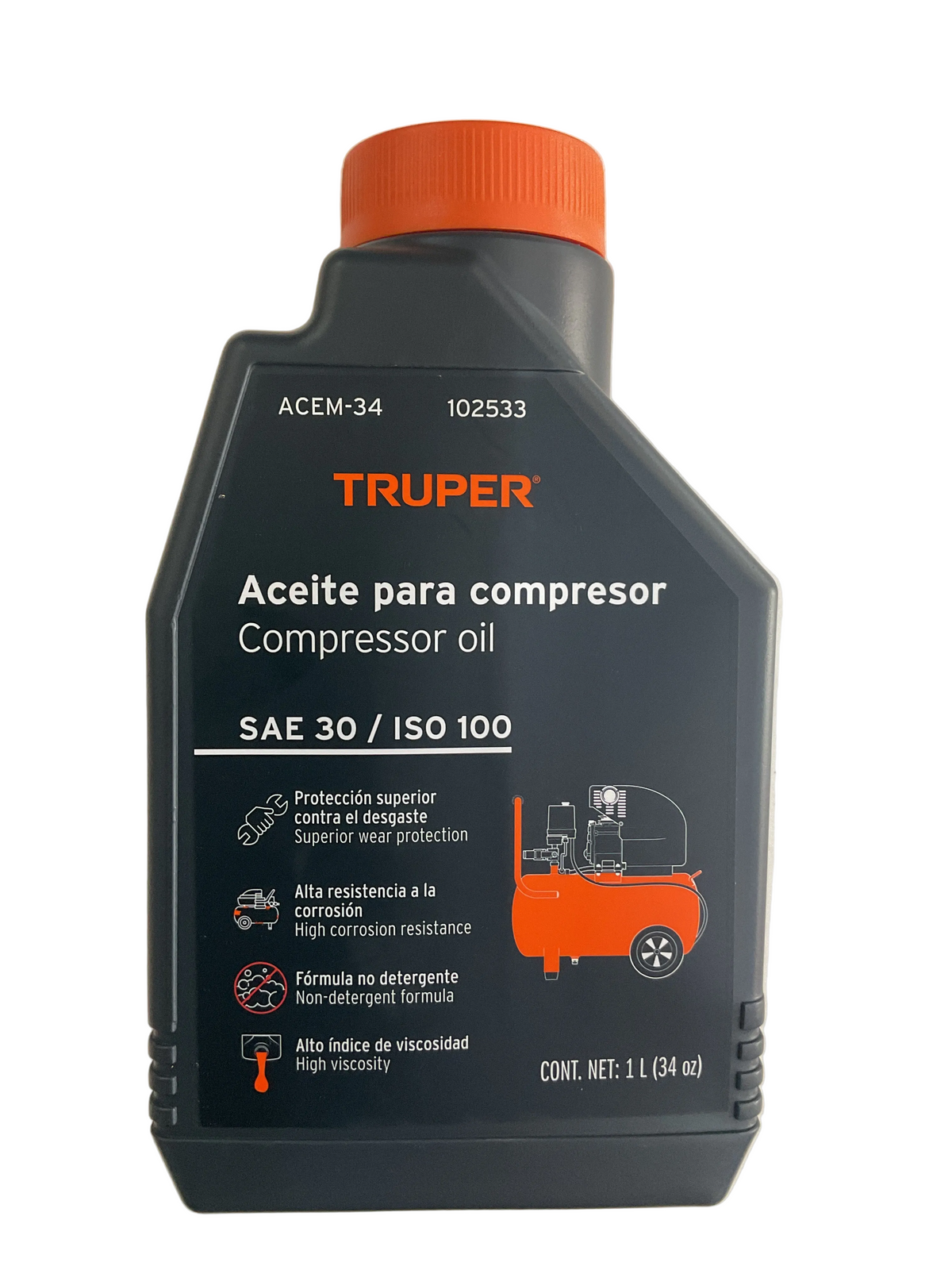 Aceite para Compresor 1 L TRUPER
