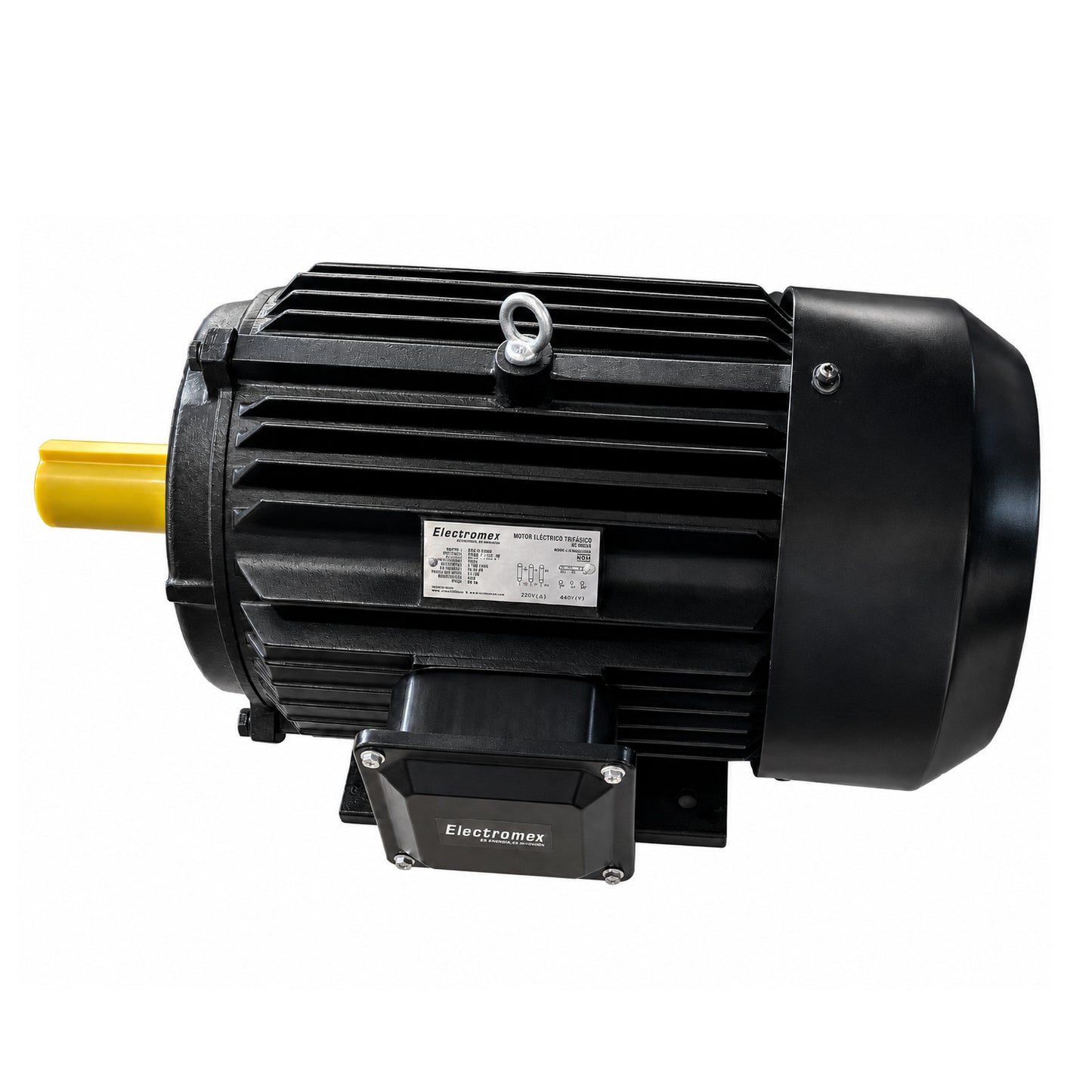 Motor Eléctrico Trifásico 10 HP 220/440 V 1755 RPM ELECTROMEX