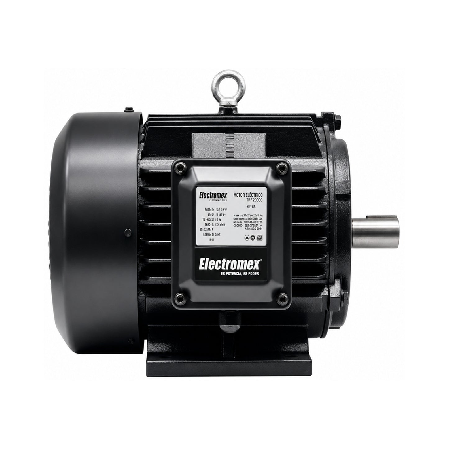 Motor Eléctrico Trifásico 5 HP 220/440 V ELECTROMEX