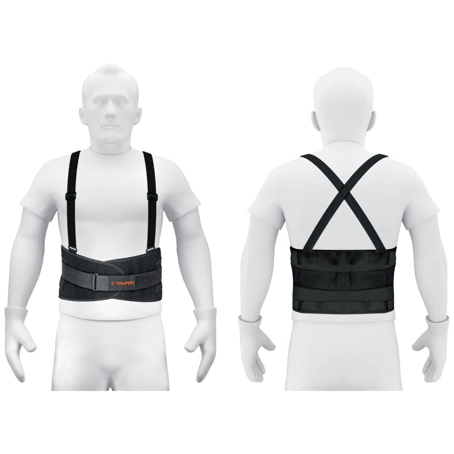 Faja Lumbar con Tercer Cinturón Talla G TRUPER