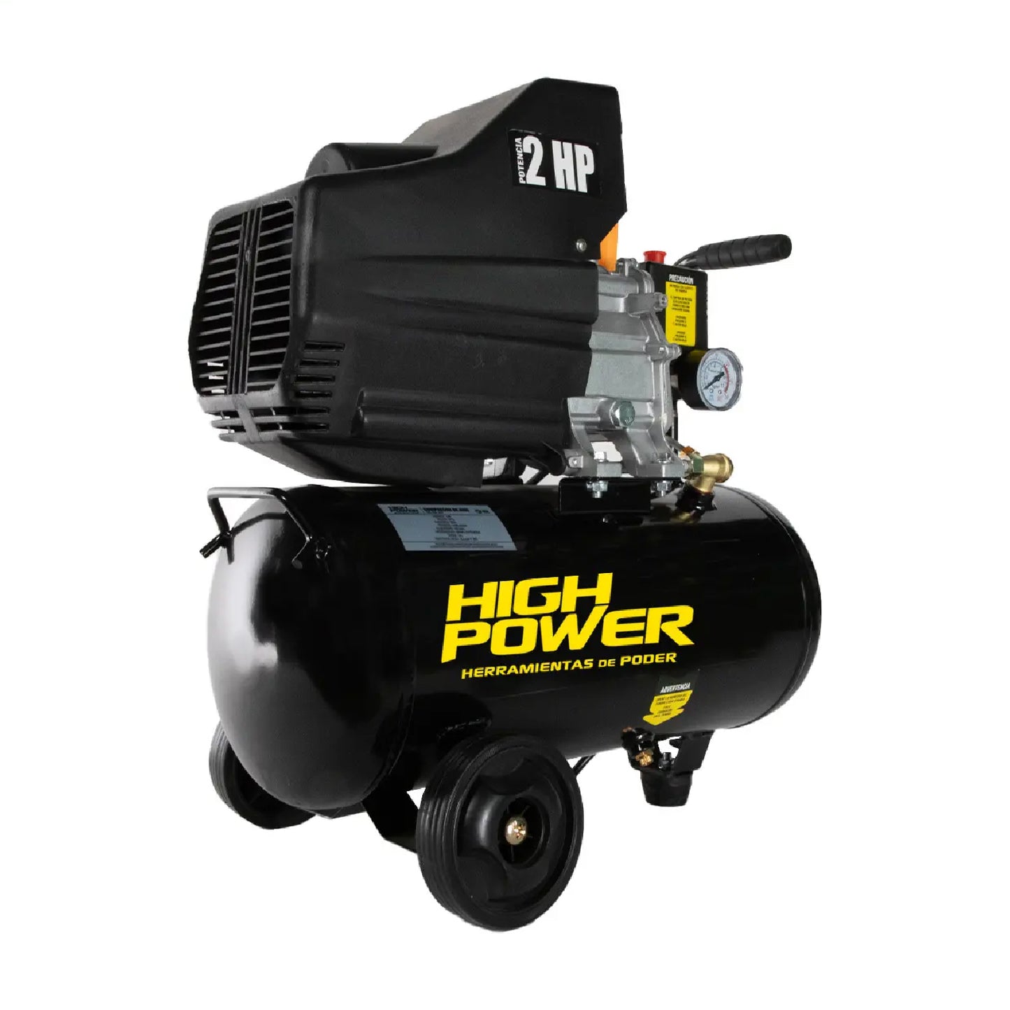 Compresor de Aire Eléctrico 25 L 2.5HP 135 L/min HIGH POWER