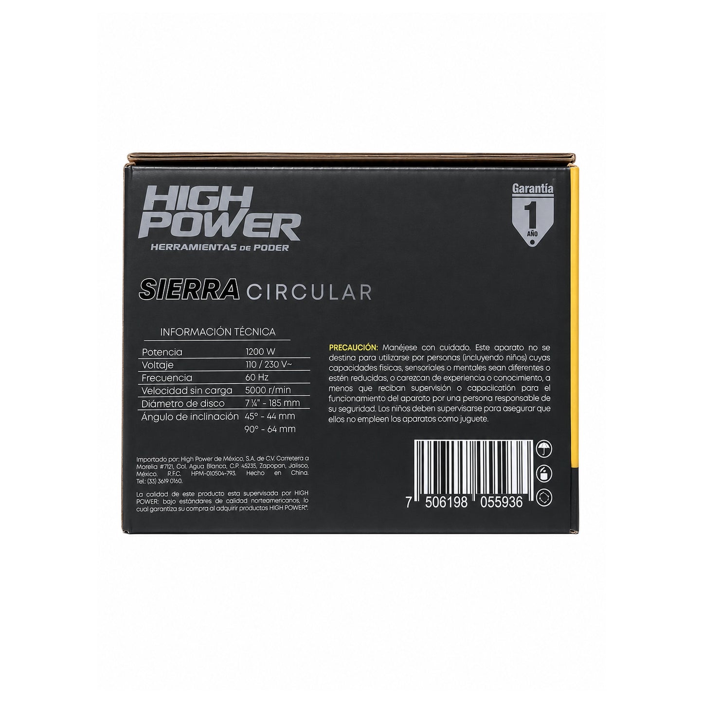 Sierra Circular 7-1/4" 1400W HIGH POWER