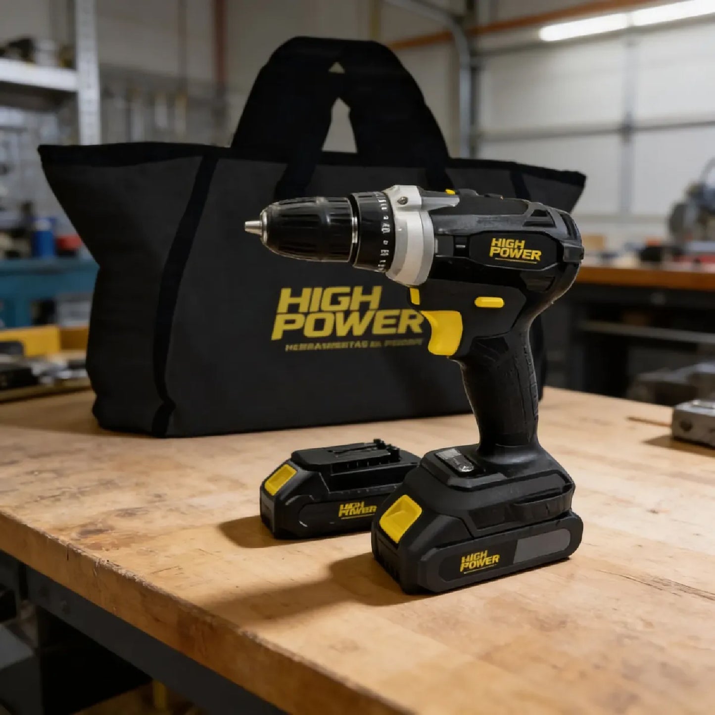 Combo de Taladro Atornillador Inalámbrico 20V con Batería HIGH POWER
