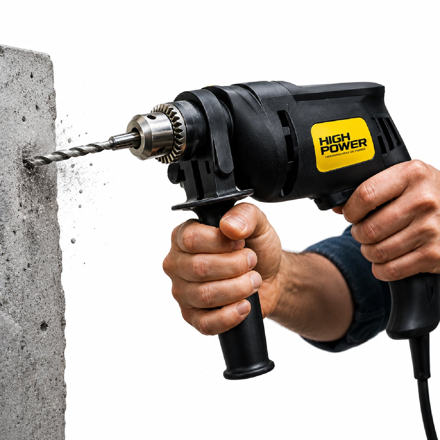Taladro Rotomartillo Reversible 1/2" 750W HIGH POWER