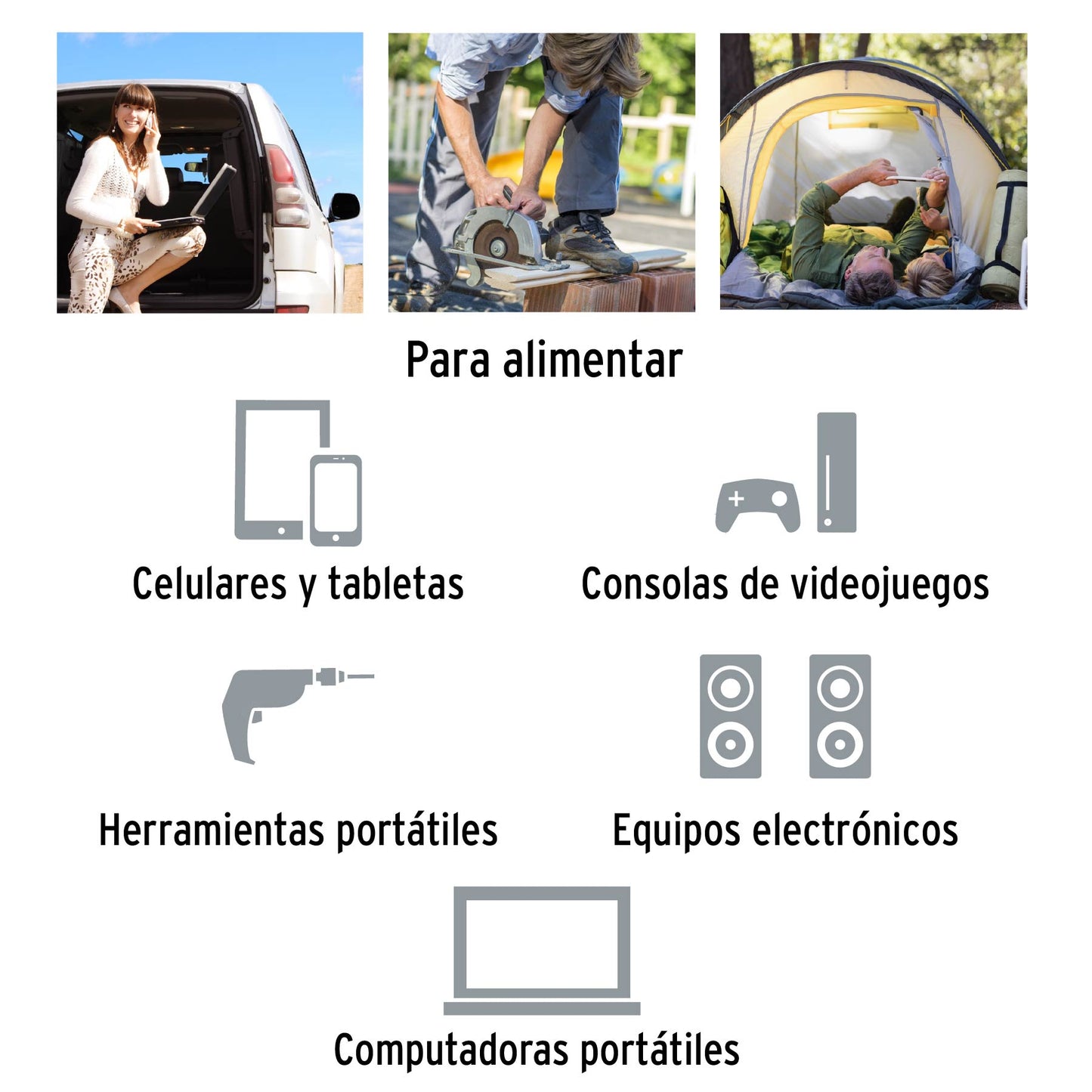 Inversor de Corriente 750W con Puertos USB TRUPER