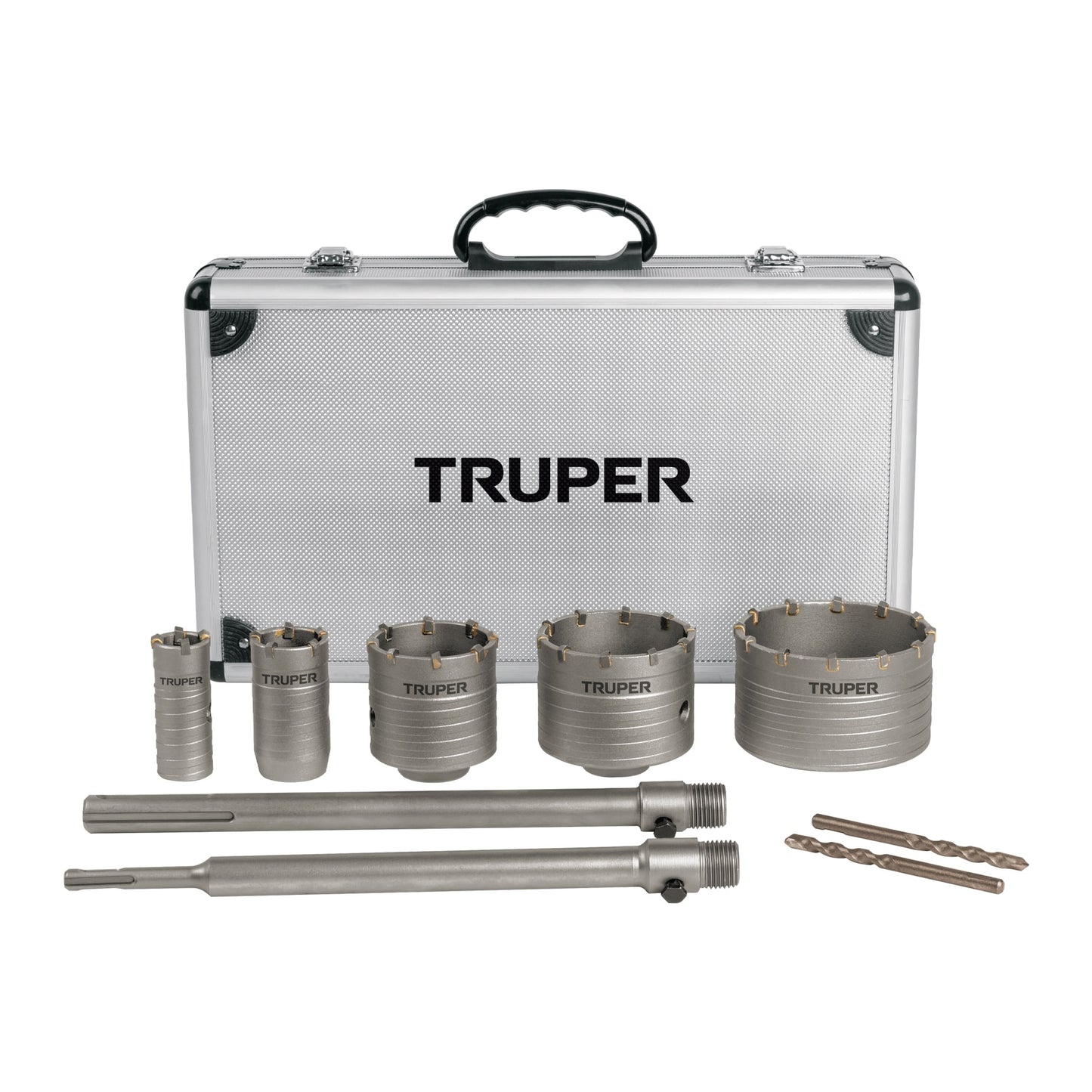 Kit de Brocasierras para Concreto SDS Plus y SDS Max 9 Piezas TRUPER