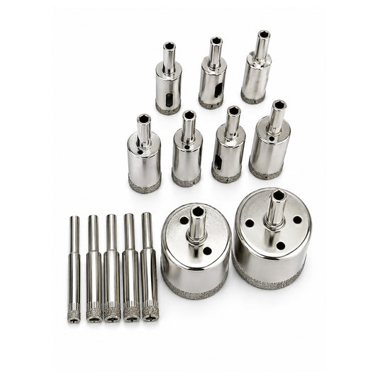 Kit de Brocas Diamantadas 15 Piezas