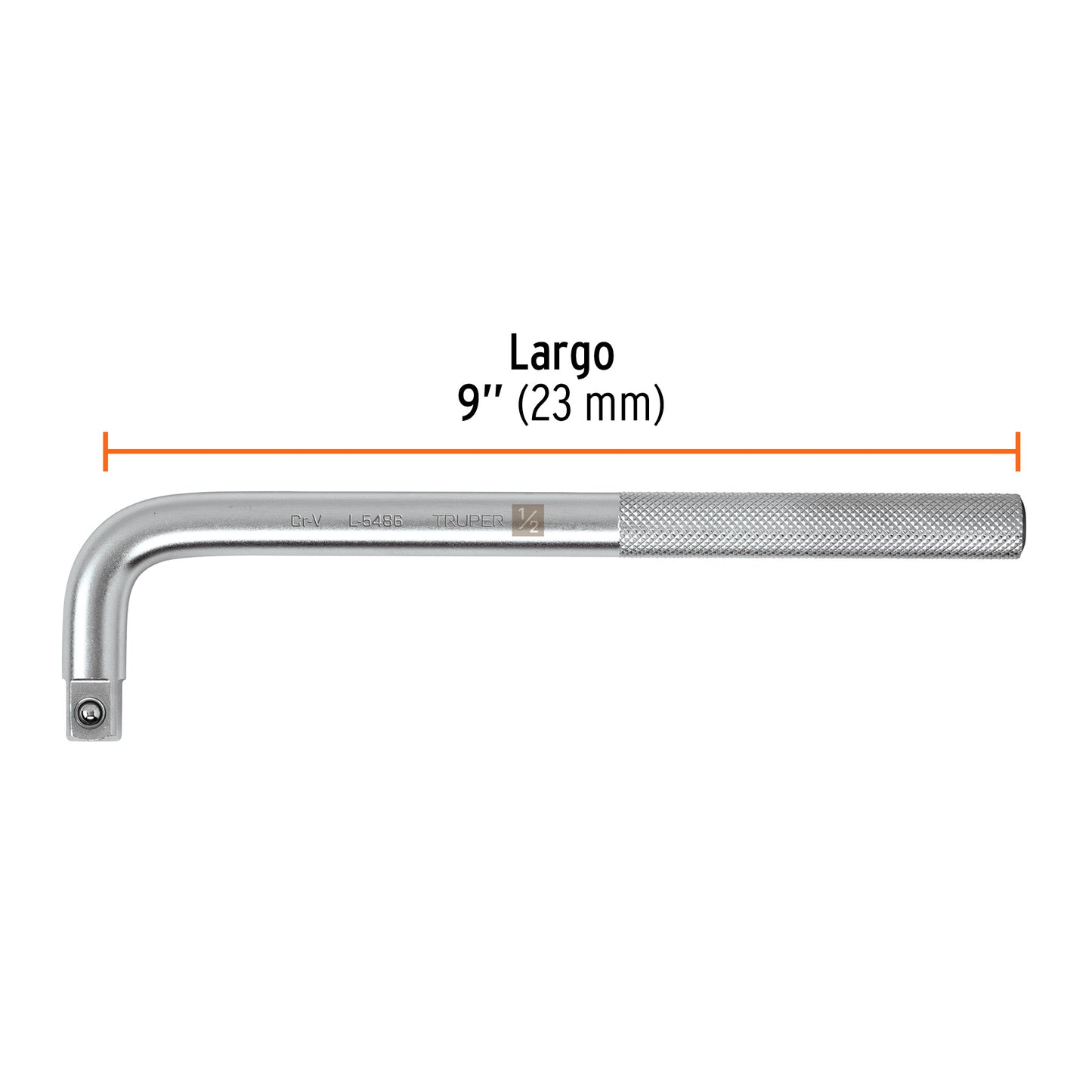 Mango en L 1/2" x 9" TRUPER