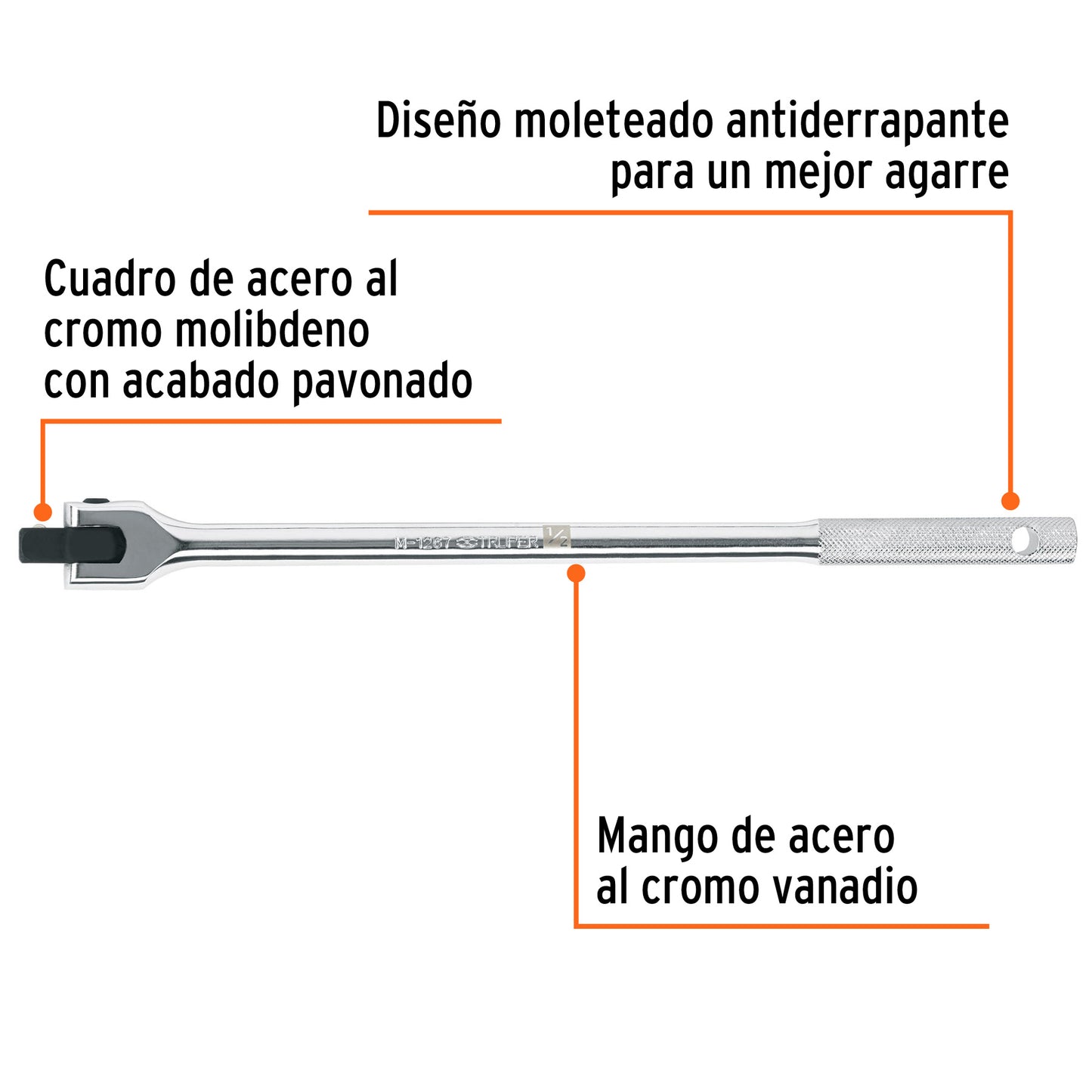 Mango Articulado 1/2" x 15" TRUPER