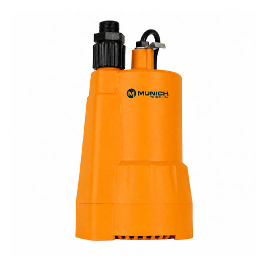 Bomba Sumergible 1/3 HP para Agua Limpia MUNICH