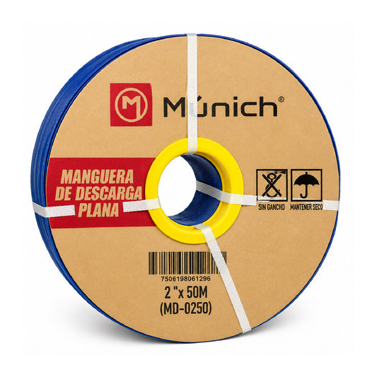 Manguera Plana para Bombeo 2" x 50 m MUNICH