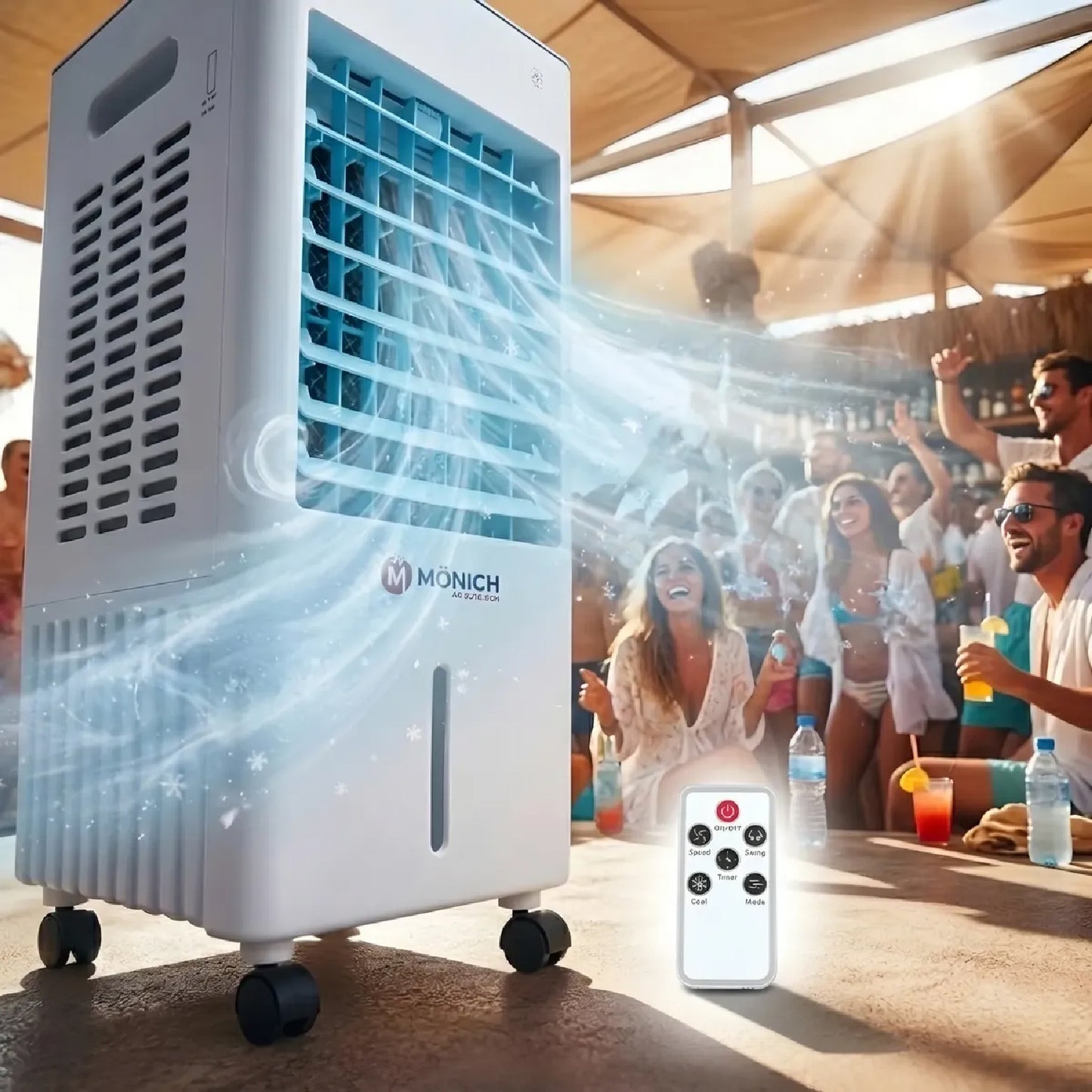 Enfriador Evaporativo 12 L con 3 Velocidades MUNICH