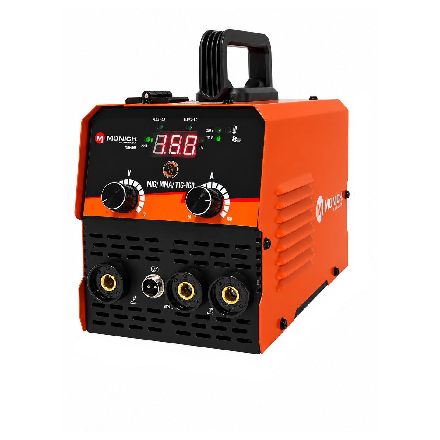 Soldadora Inversora Multiproceso MIG/MAG/MMA/TIG 160 A MÚNICH