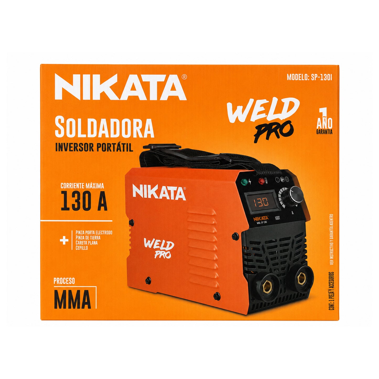 Soldadora Inversora MMA 130 A 110 V NIKATA