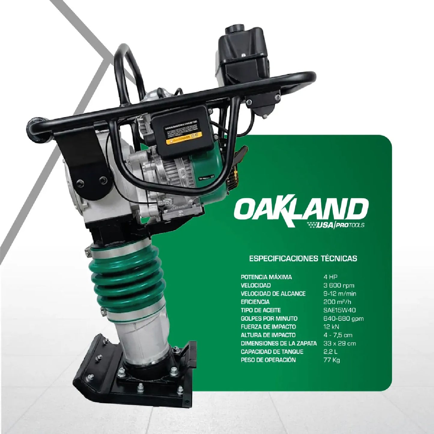 Apisonadora Bailarina 4 HP 149 cc OAKLAND