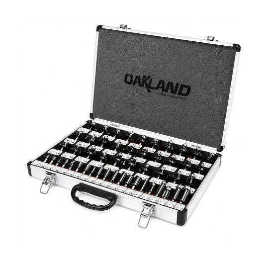 Kit de Brocas para Router 50 Piezas con Vástago 1/4" OAKLAND