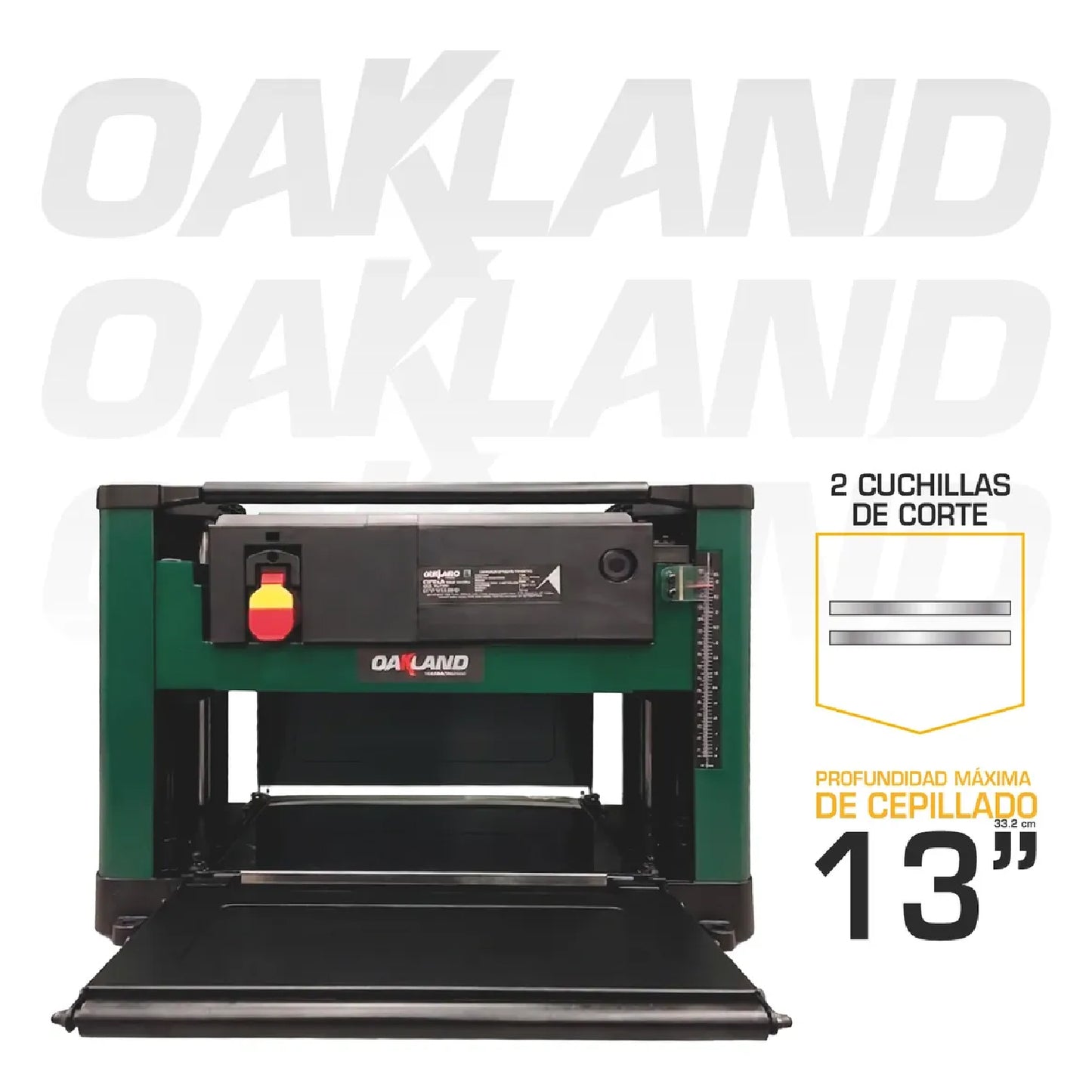 Cepillo de Banco para Madera 13" 2HP OAKLAND
