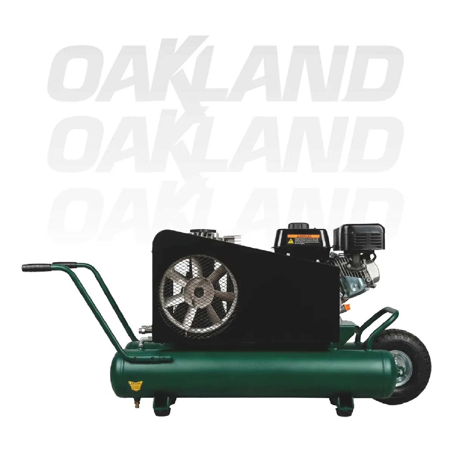 Compresor de Aire a Gasolina 6.5HP Doble Tanque 32 L OAKLAND