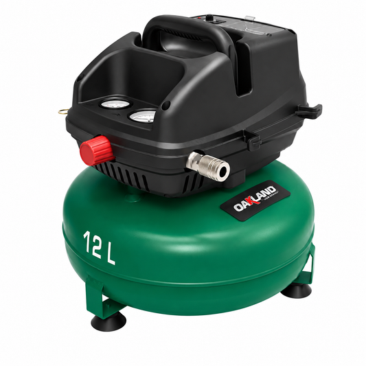 Compresor de Aire Libre de Aceite 12 L 1/2HP 100 PSI OAKLAND