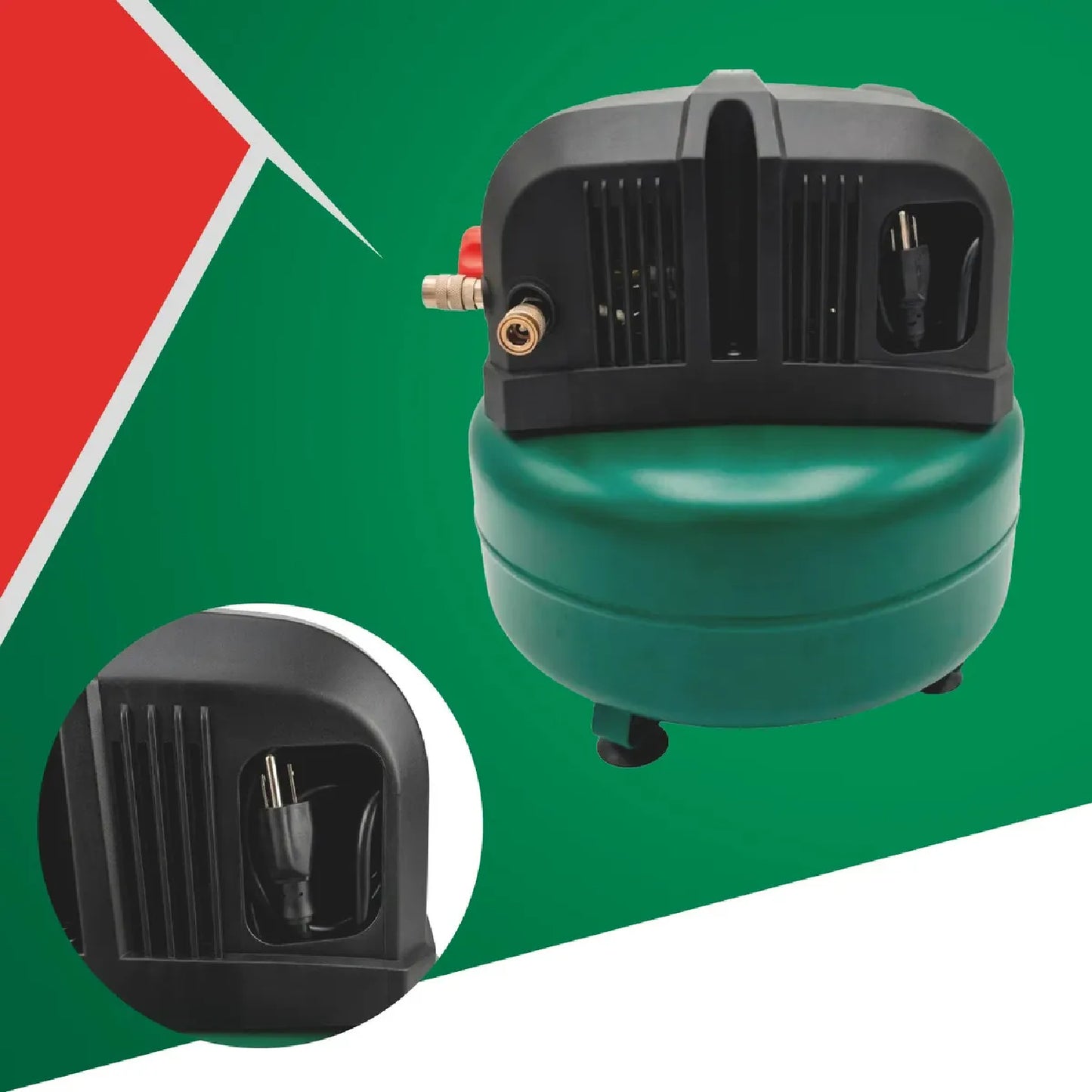 Compresor de Aire Libre de Aceite 24 L 2HP OAKLAND