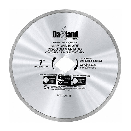 Disco Diamantado de Rin Continuo 7" OAKLAND