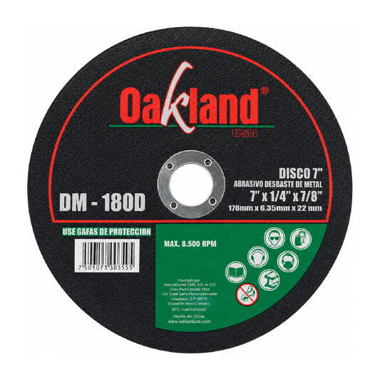 Disco de Desbaste para Metal 7" OAKLAND