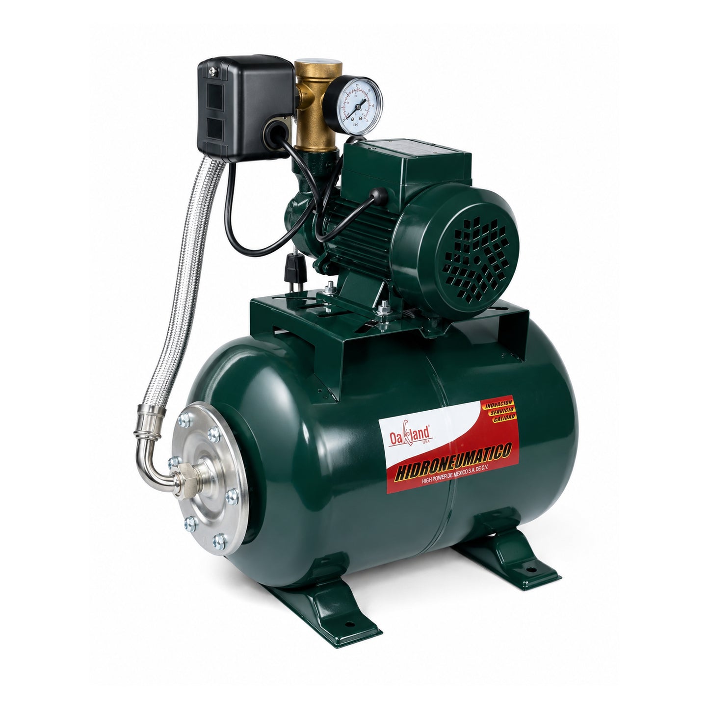 Hidroneumático con Bomba Periférica 1/2 HP Tanque 24 L OAKLAND