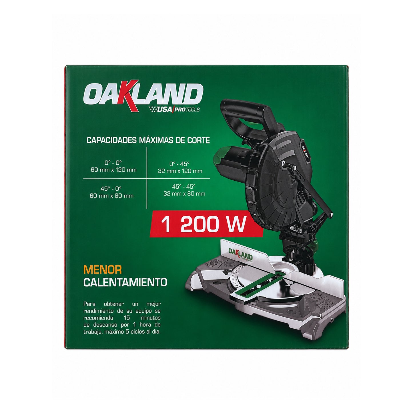 Sierra de Inglete 8" 1200W OAKLAND