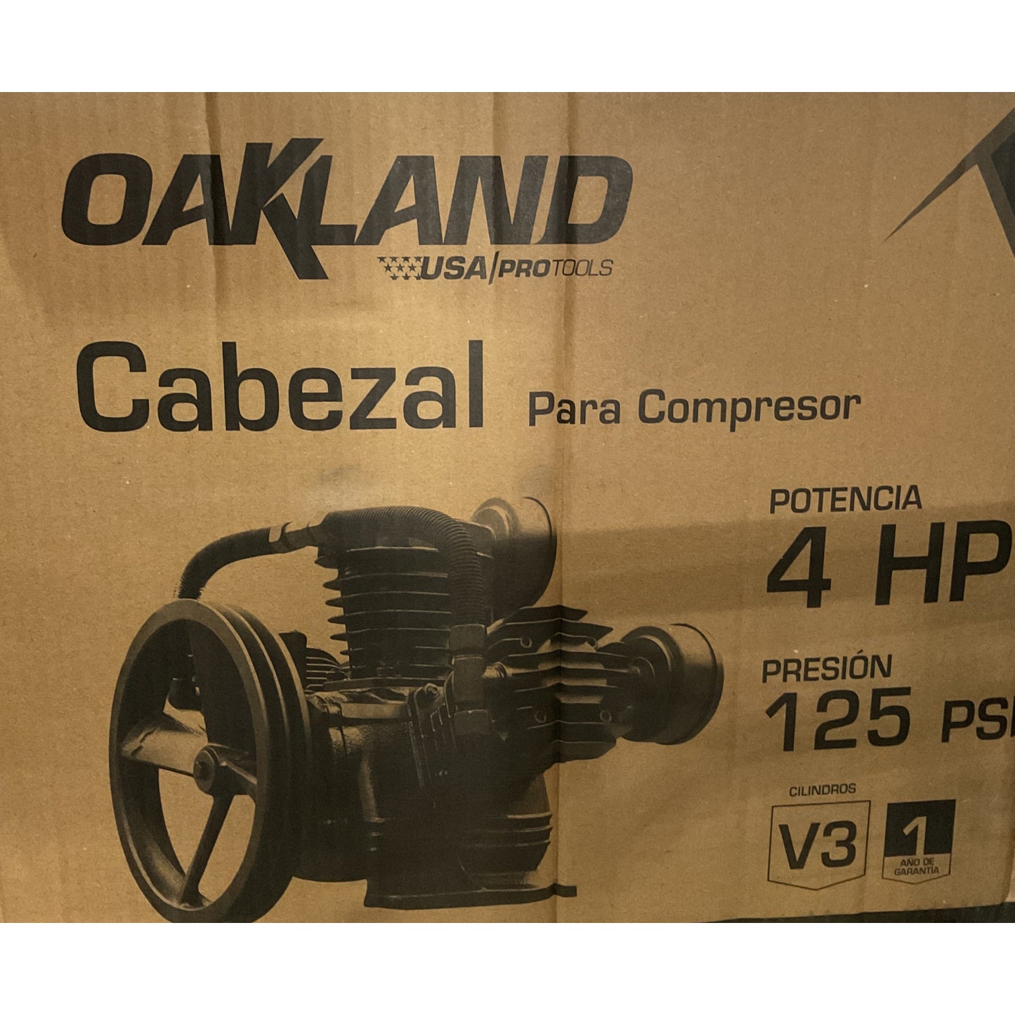 Cabezal para Compresor de 4 HP 3 Pistones OAKLAND